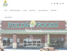 Tablet Screenshot of fieldsfoods.com